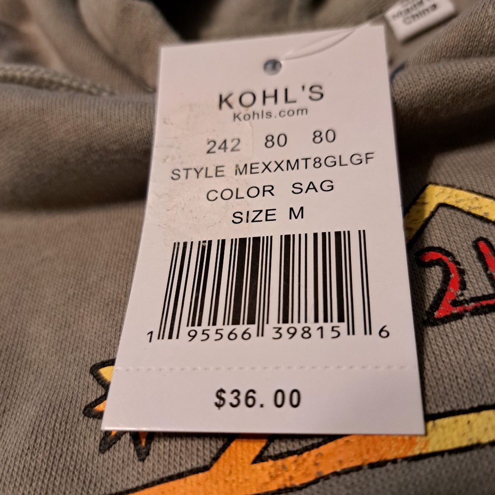Mighty Fine Cropped Hoodie Size M - Picture 5 of 8